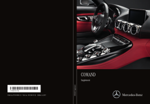2017 Mercedes Benz GT COMAND Operator Instruction Manual